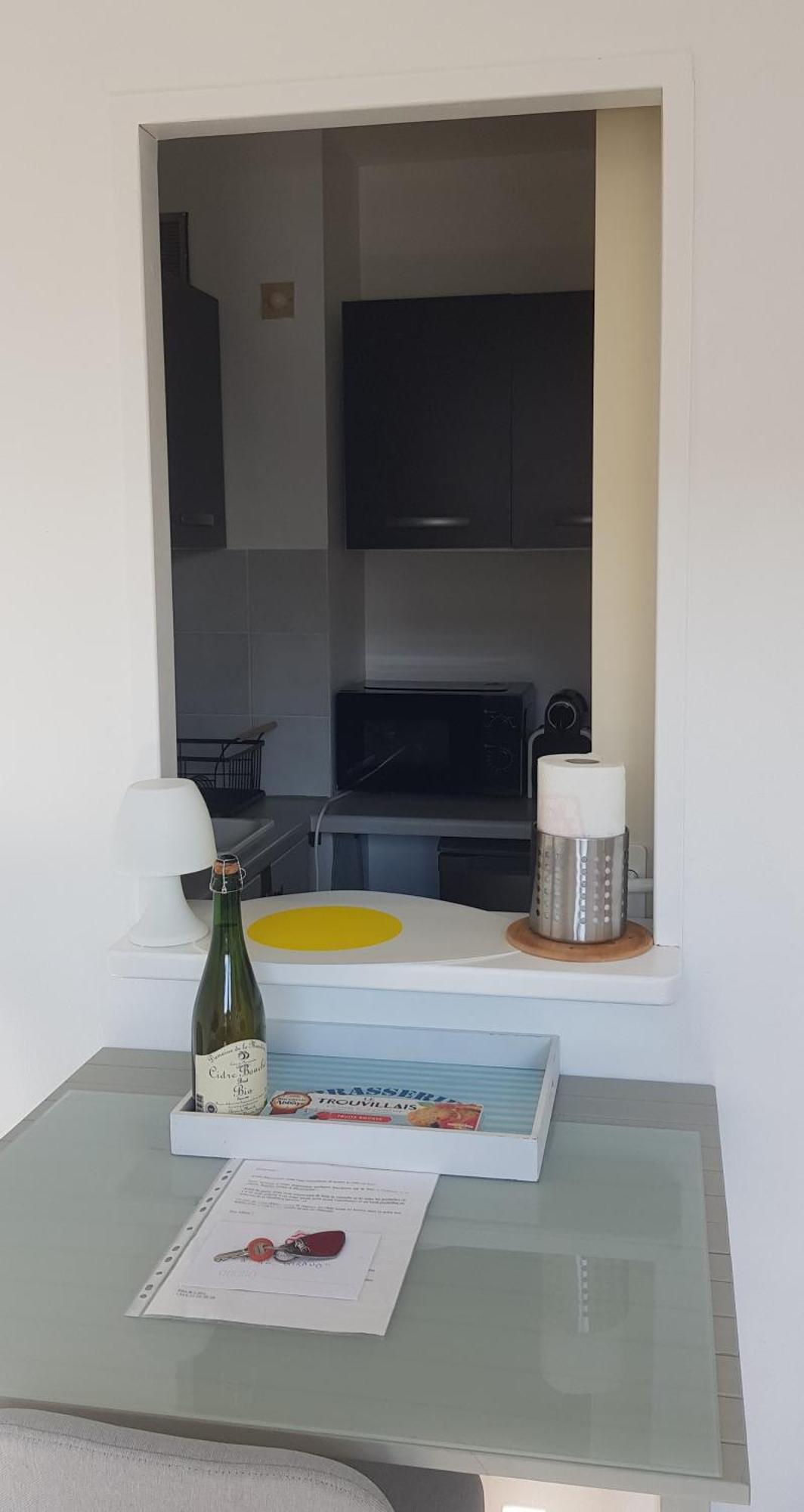 Appartement Liza 2 Pieces Vue Mer A Cabourg Extérieur photo